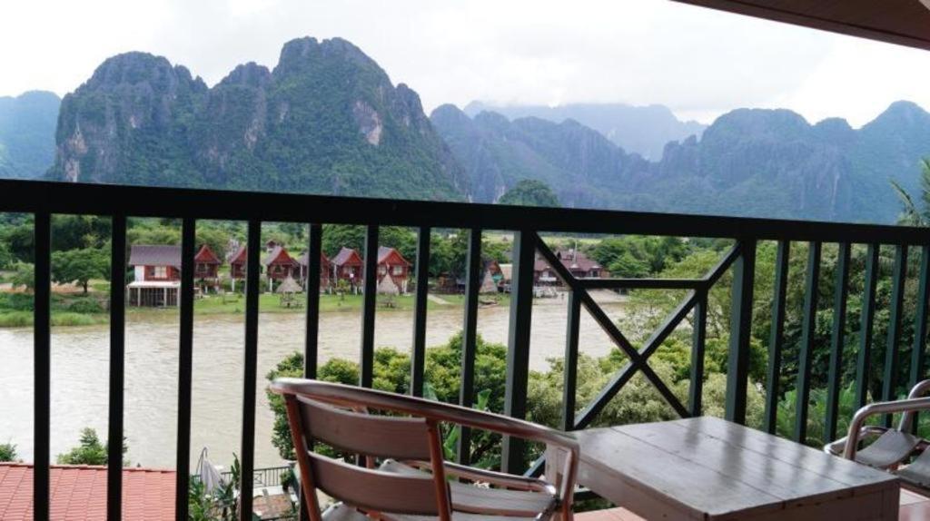 Vansana Hotel Vang Vieng Bagian luar foto