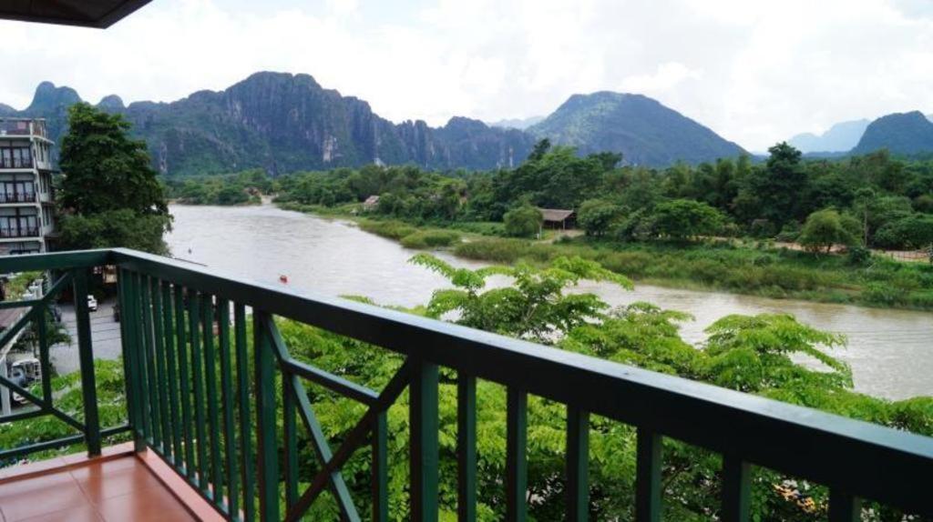 Vansana Hotel Vang Vieng Bagian luar foto