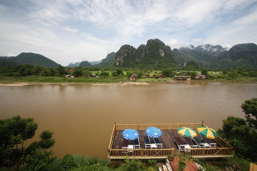 Vansana Hotel Vang Vieng Bagian luar foto